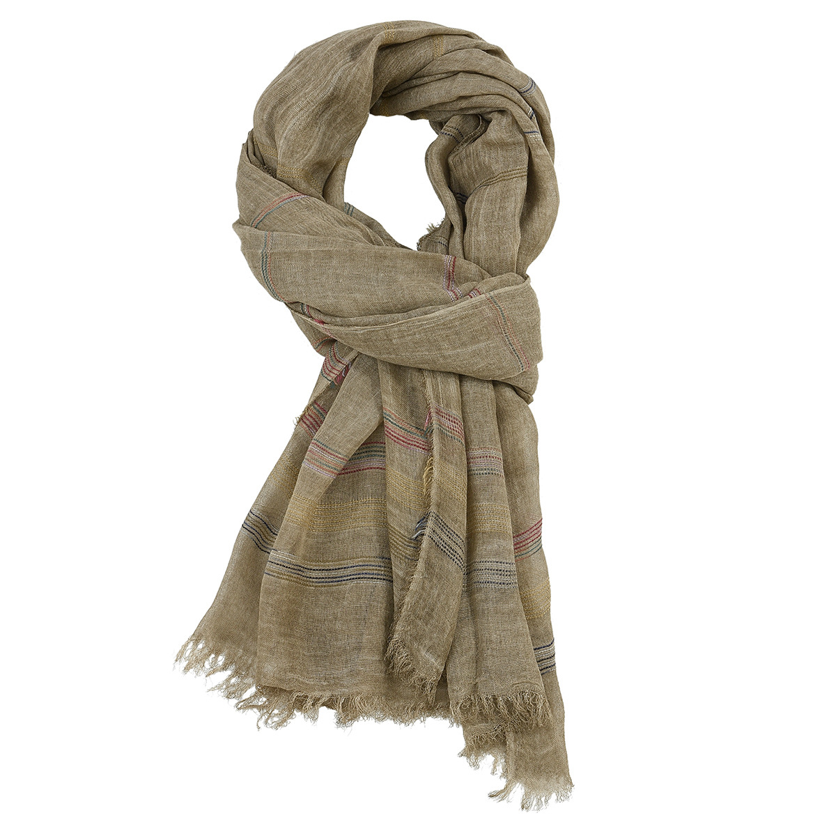 Ascot Neck Scarf - Модный мужской шарф из хлопка и
