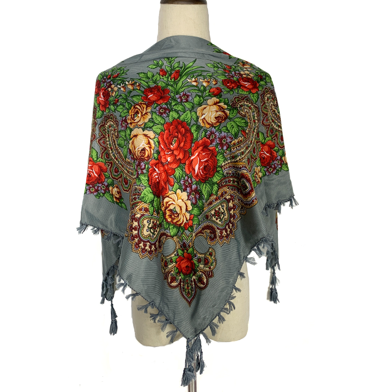 Bandana Cotton - 90*90 см женский квадратный шарф с