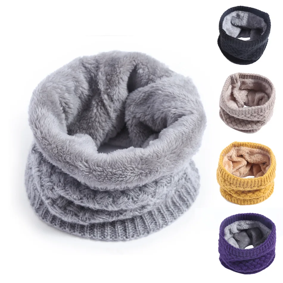 Детский зимний вязаный шарф «Б – обзор и цена Infinity Scarf Knit