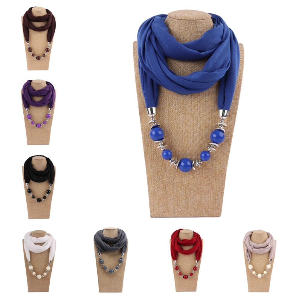Новый шифоновый шарф-ожерелье  – обзор и цена Infinity Scarf Knit