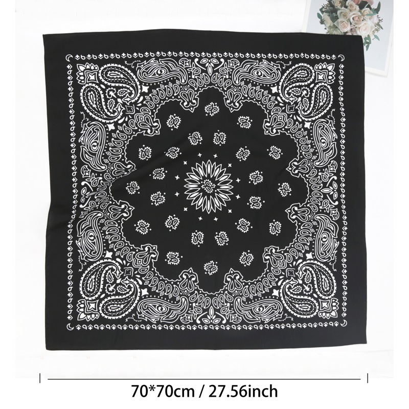 Бандана-платок унисекс 70*70 с – обзор и цена Bandana Cotton