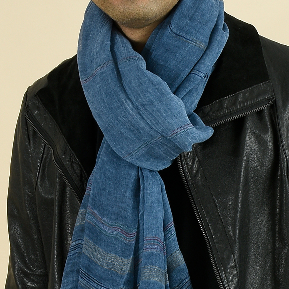 Модный мужской шарф из хлопка  – обзор и цена Ascot Neck Scarf