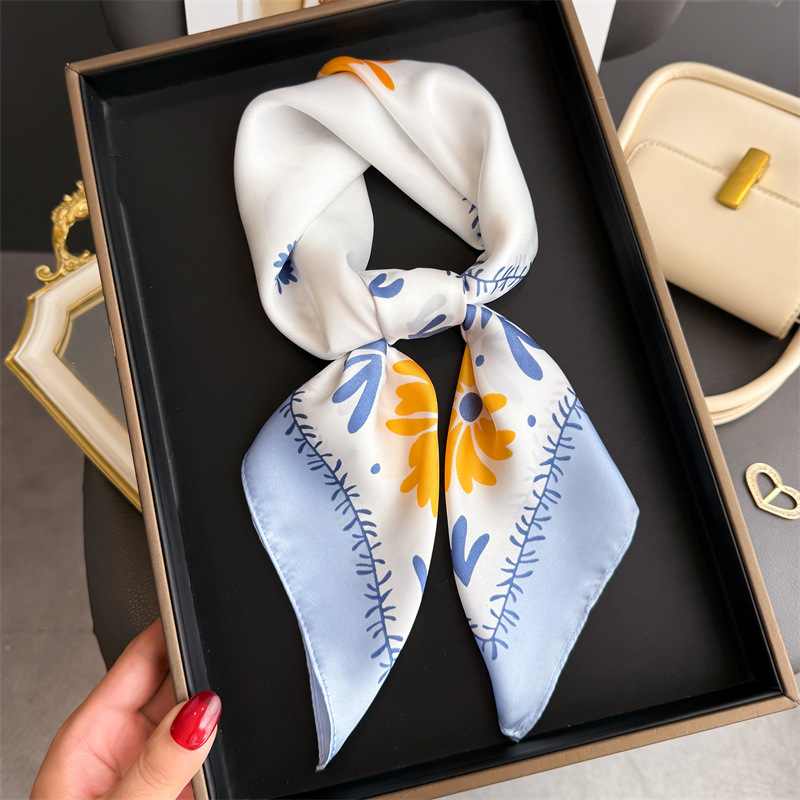 1 шт. новый модный шелковый пл – обзор и цена Silk Neck Scarf
