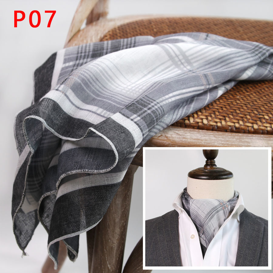Мужской квадратный шарф с пуго – обзор и цена Ascot Neck Scarf