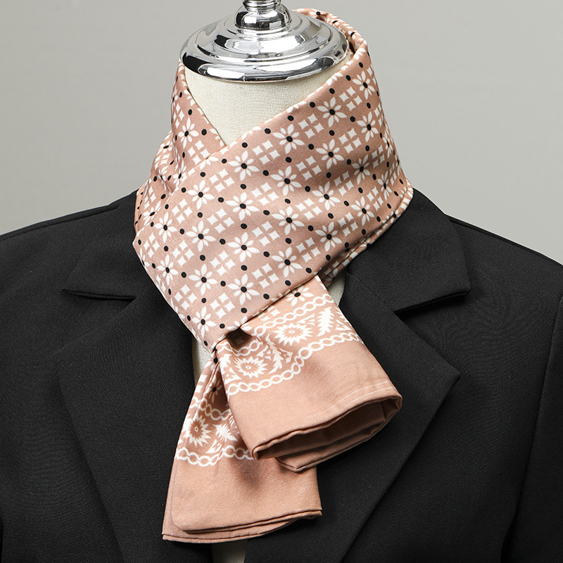 Мужской шарф, имитация шелка,  – обзор и цена Silk Neck Scarf