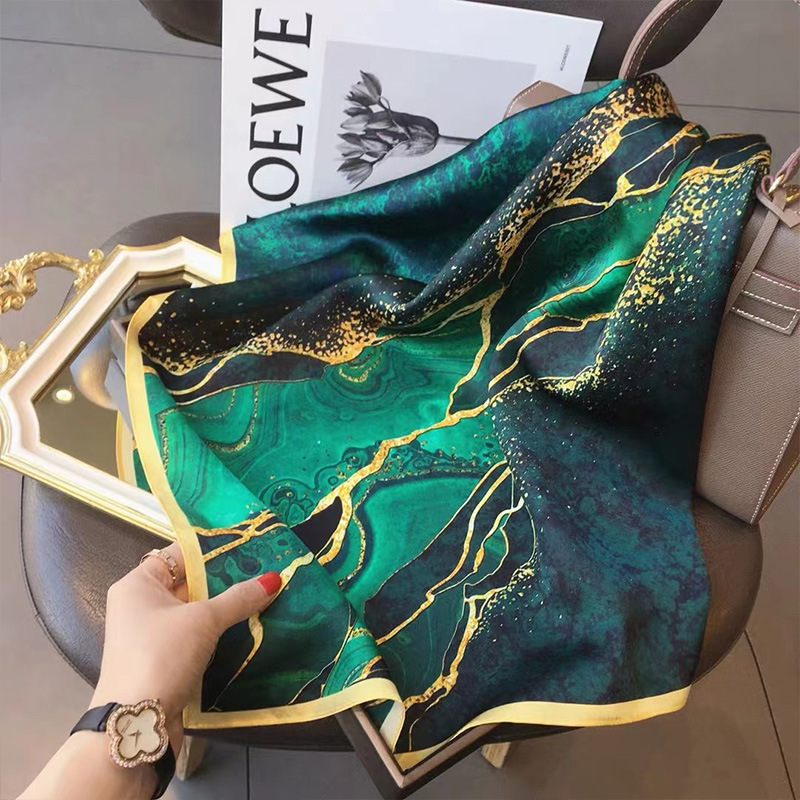 70x70 см женский шарф шелковый – обзор и цена Silk Neck Scarf