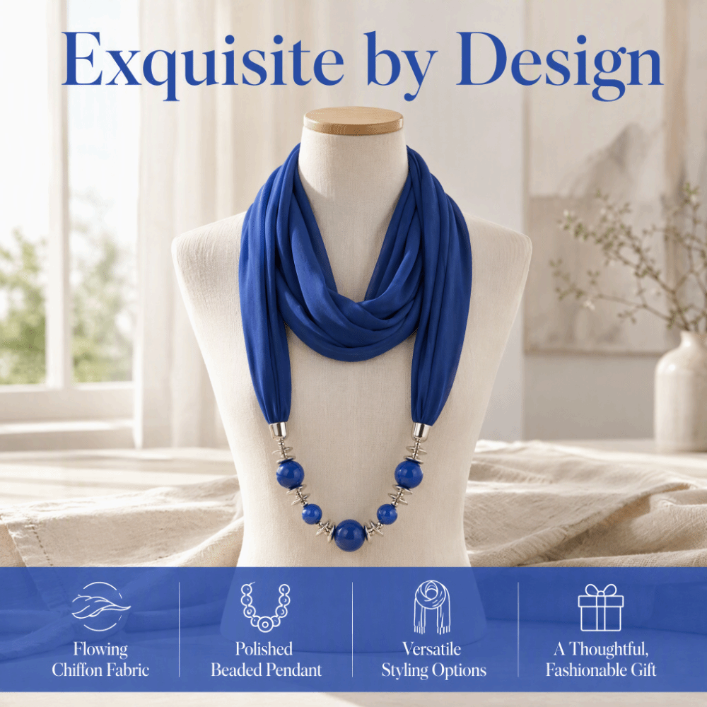 Новый шифоновый шарф-ожерелье  – обзор и цена Infinity Scarf Knit